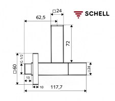 MEDIDAS LLAVE ESCUADRA DE REGULACION QUAD SCHELL